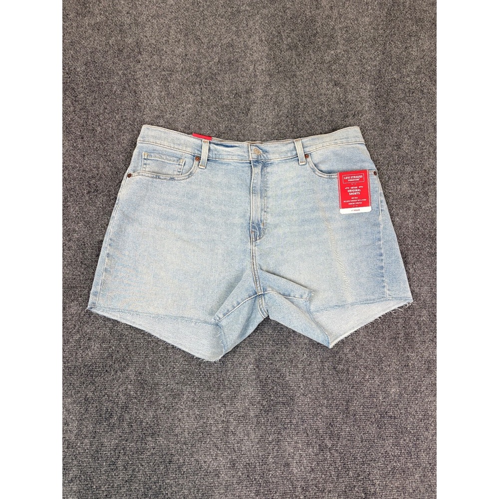 NWT Levi Strauss SignatureOriginal Shorts 4" Inseam Women's Denim Shorts Size 16